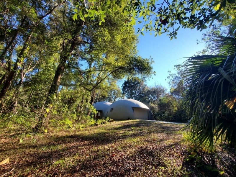 Exterior of Monolithic Dome Home for Sale