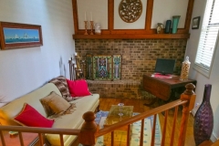 sunken sitting room at this RTP Home for sale