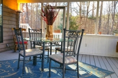 screened porch at RTP Home for sale