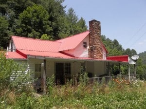 farmhouse on 70 acreas is a great example of unusual asheville area real estate