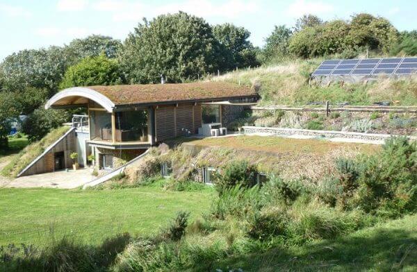 There are few underground homes, but this is an excellent exaple of one in Gimingham, North Norfolk, UK