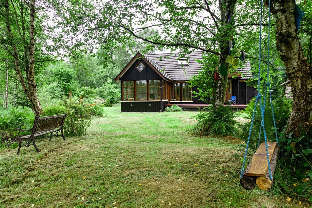 Exterior of Eco House in County Clare Ireland