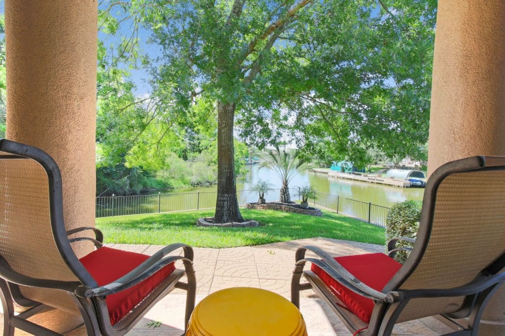 beautiful lake view from this lake conroe waterfront home