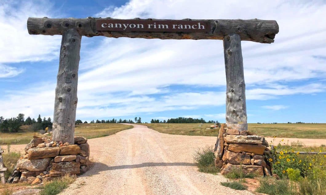 Canyon Rim Ranch Entrance