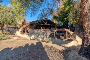 side view of Unique yucca valley home
