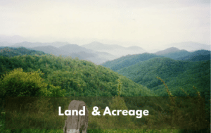 Mountaintop land and acreage in NC