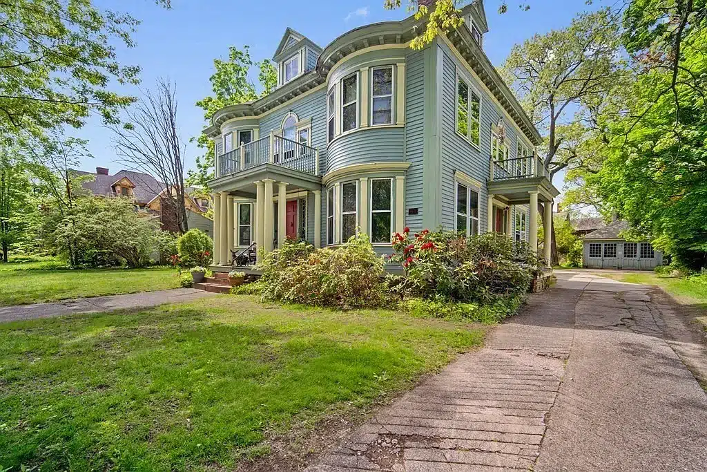 Massachusetts mansion investment opportunity exterior.