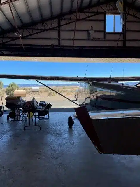 Another view of hangar space at the fly-in hangar home.