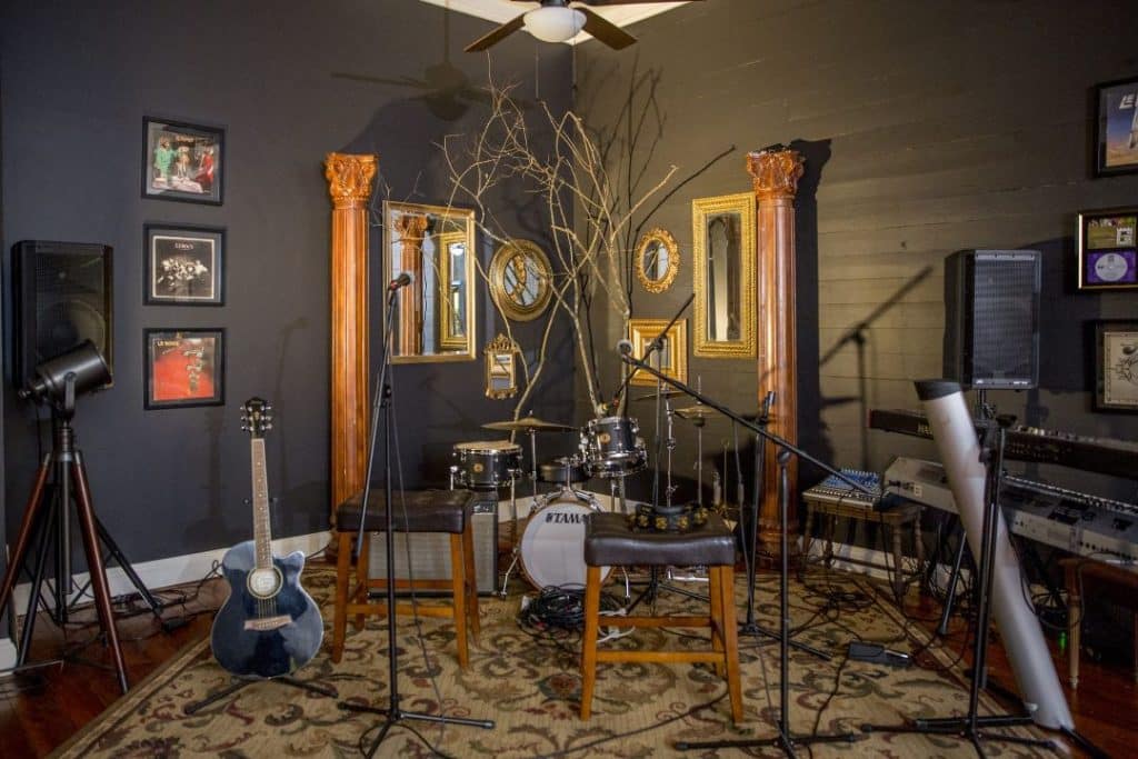 music room in the once general store