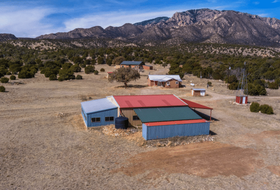 Three separate dwellings at the Prepper Survivalist Ranch