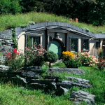 earth-sheltered hobbit house