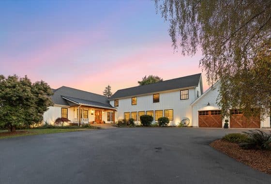 Exterior of the Modern Farmhouse Retreat