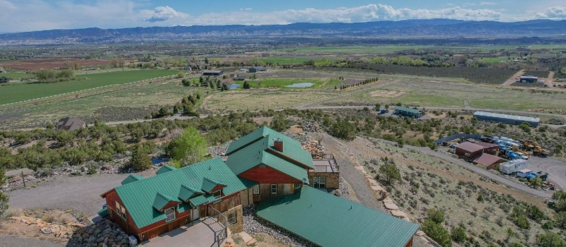 Aerial view of Skyline Ranch