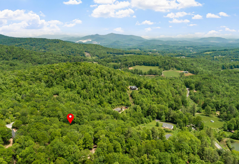 Location view of the Earth-Sheltered Berm Home in Spruce Pine, NC